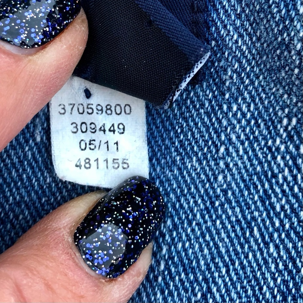 Distressed Gap Denim & Rhinestone Jacket - Picture 15 of 15